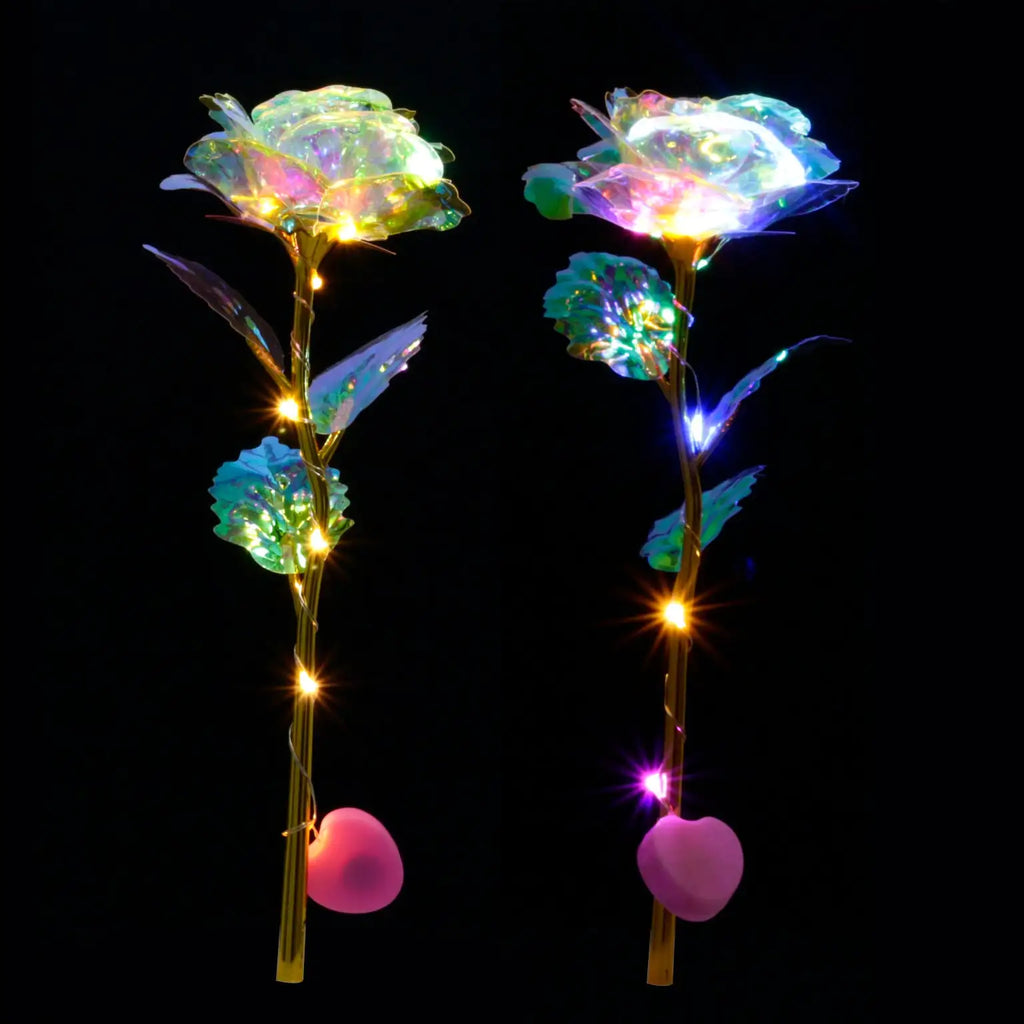 Romantic Artificial Led Fairy Rose