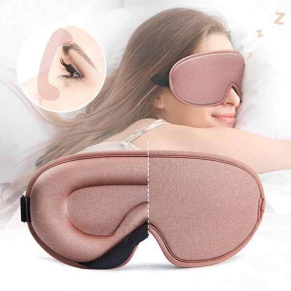 Memory Foam Silk Sleep Mask & Eye Masks