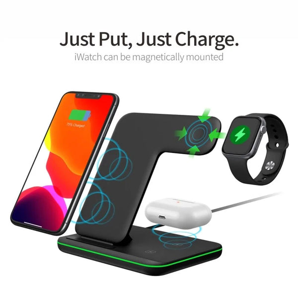 3-In-1 Fast Charging Dock Station